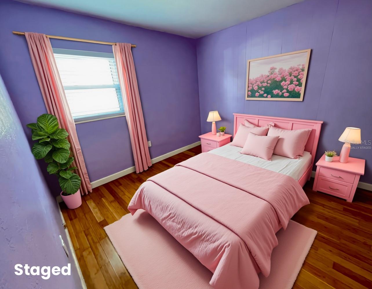Virtually Staged Bedroom 1