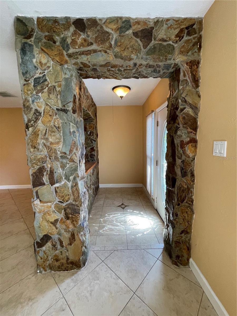 Beautiful Stone Entryway