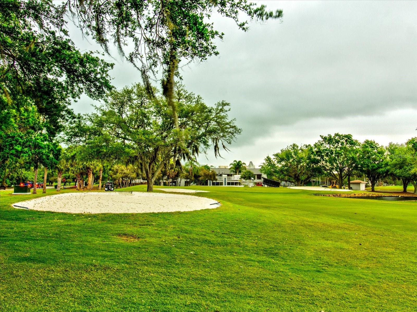 One of the golf course