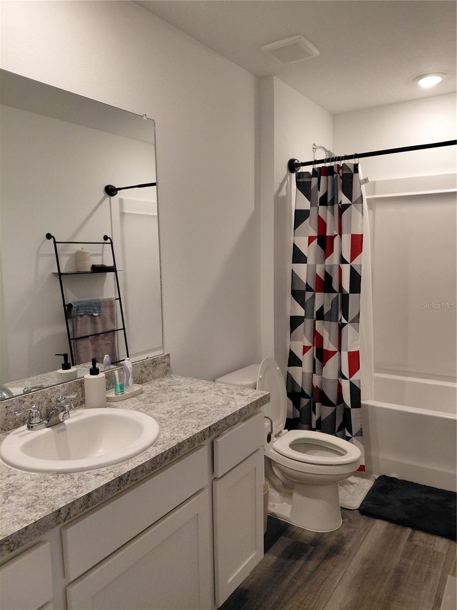 Full master bathroom
