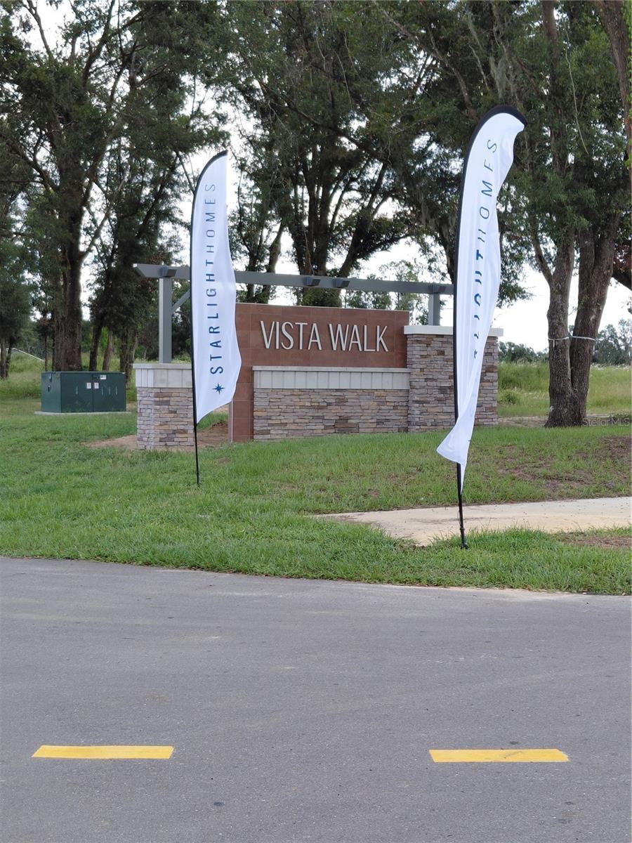 Entrance to Vista Walk Community