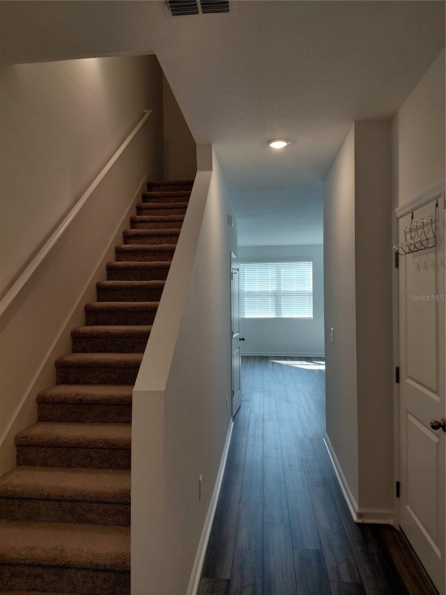 Stairs near entryway