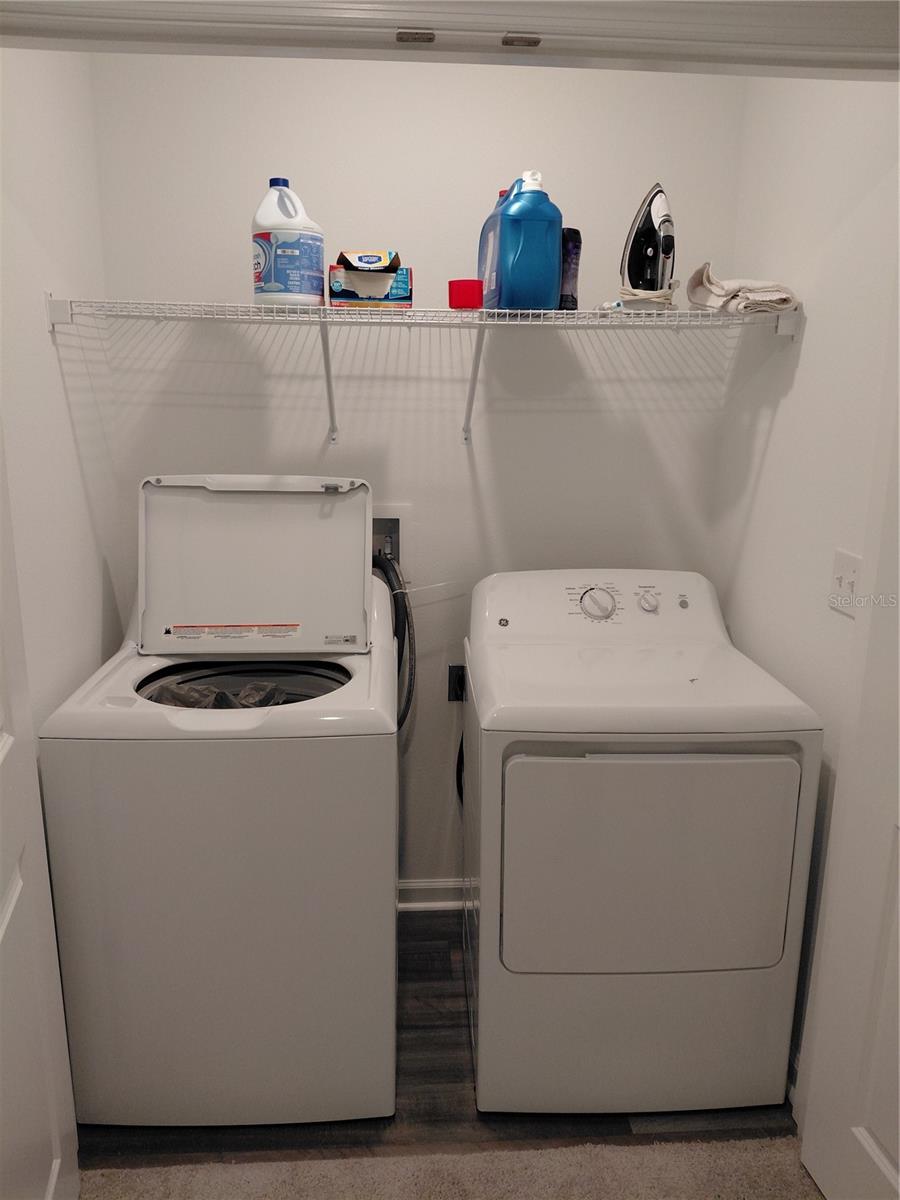 Washer and dryer included