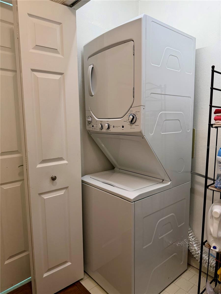 Inside Laundry Closet