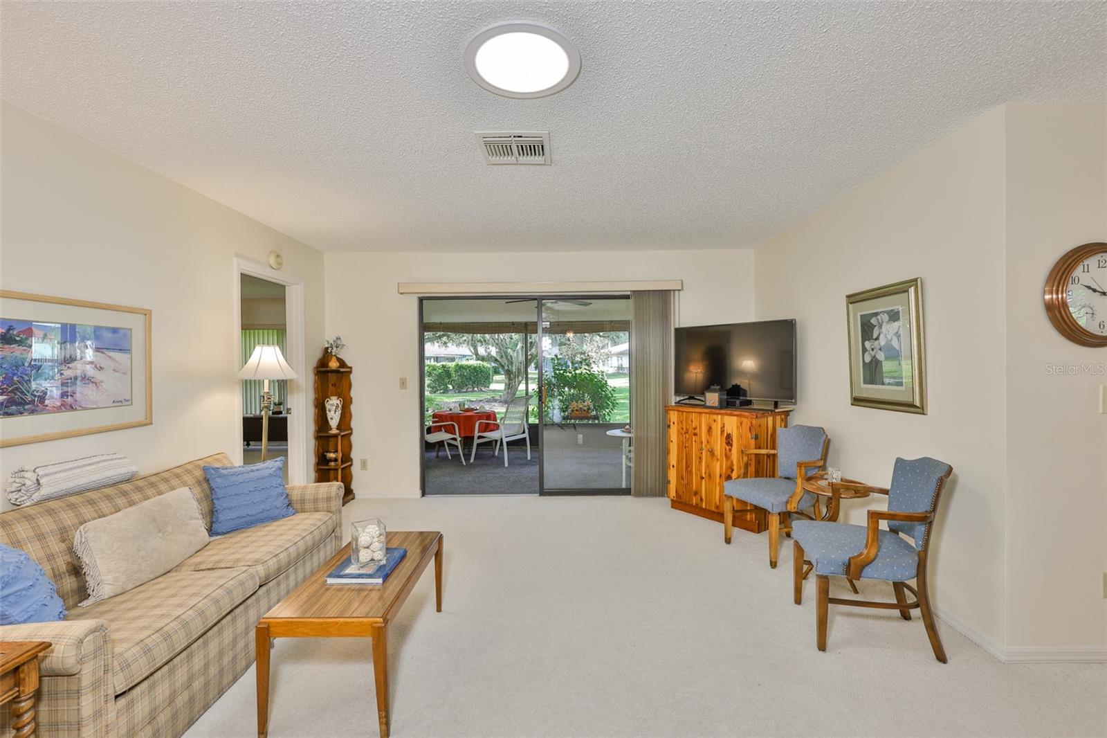 Family Room looking into the Florida Room