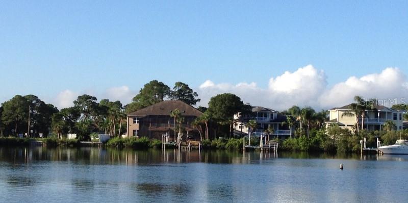 This is Ozona! Scenic views of charming waterfront residences just minutes from the property.