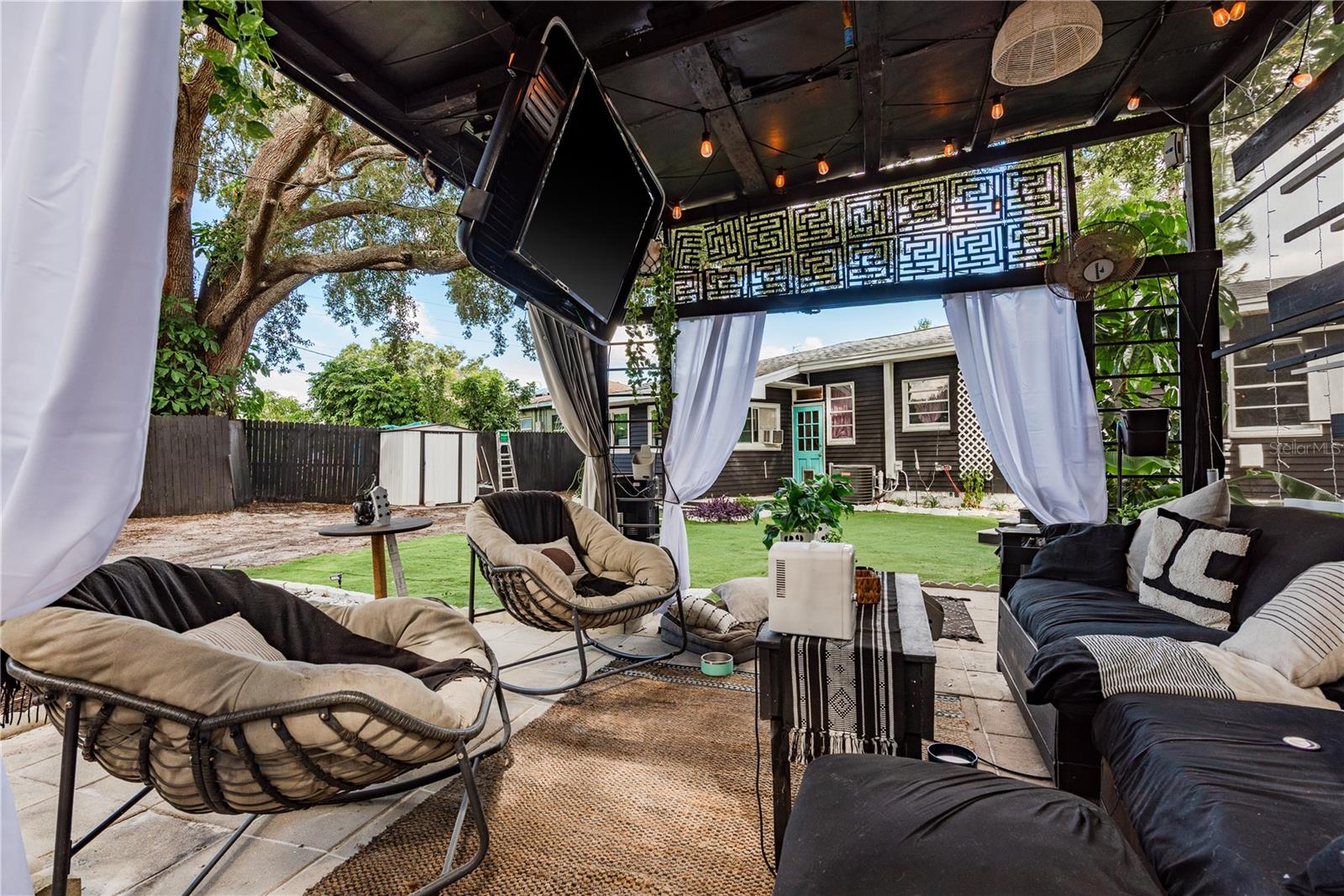 Chill under the pergola