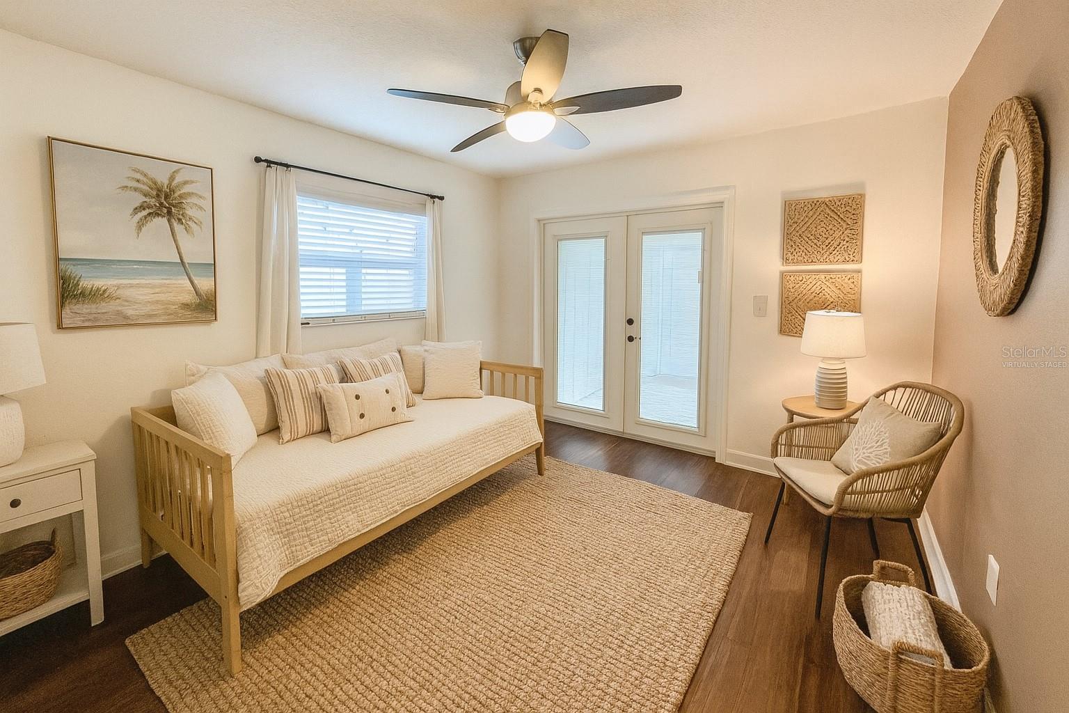 second bedroom virtually staged