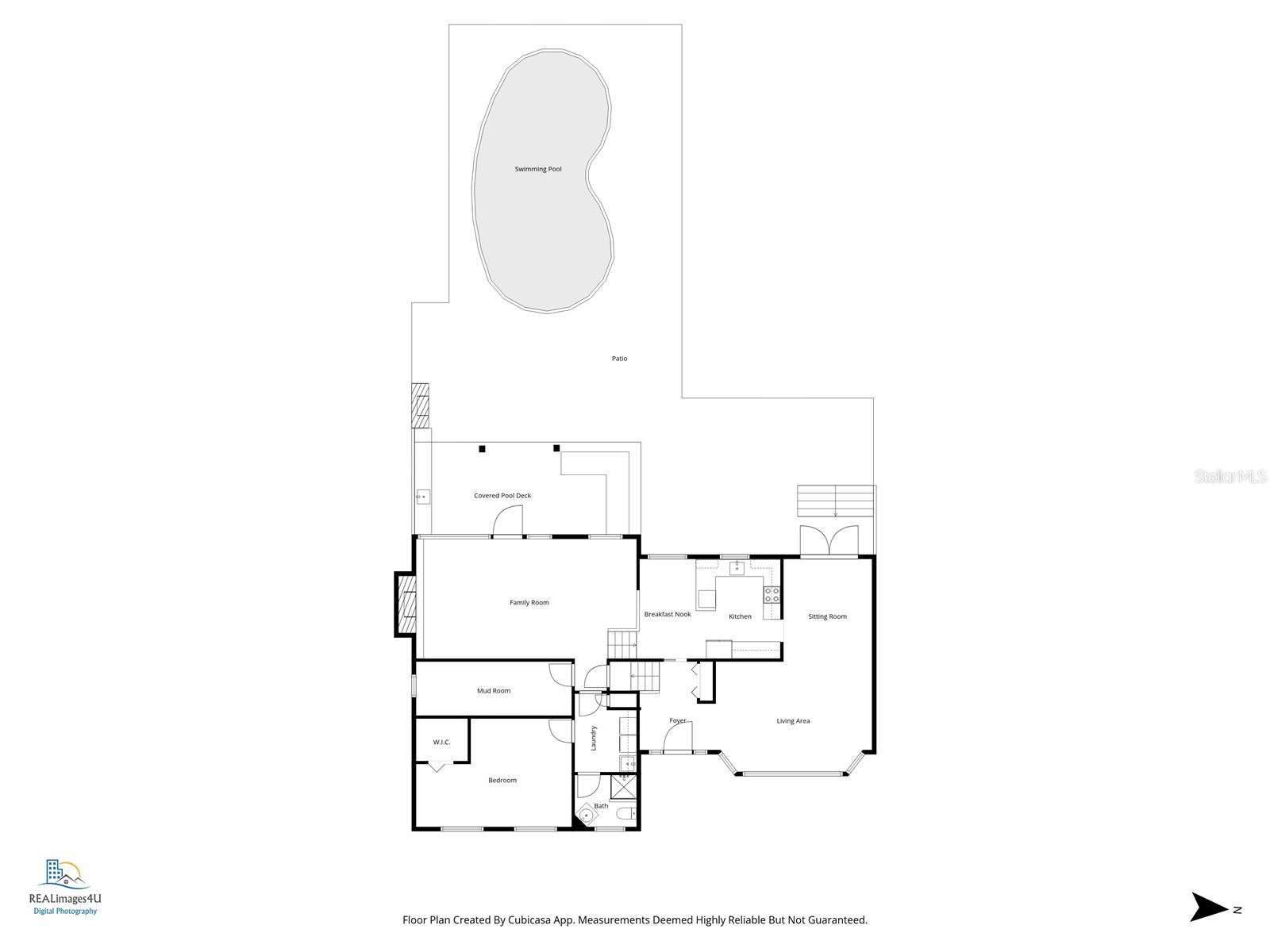 Main level floor plan