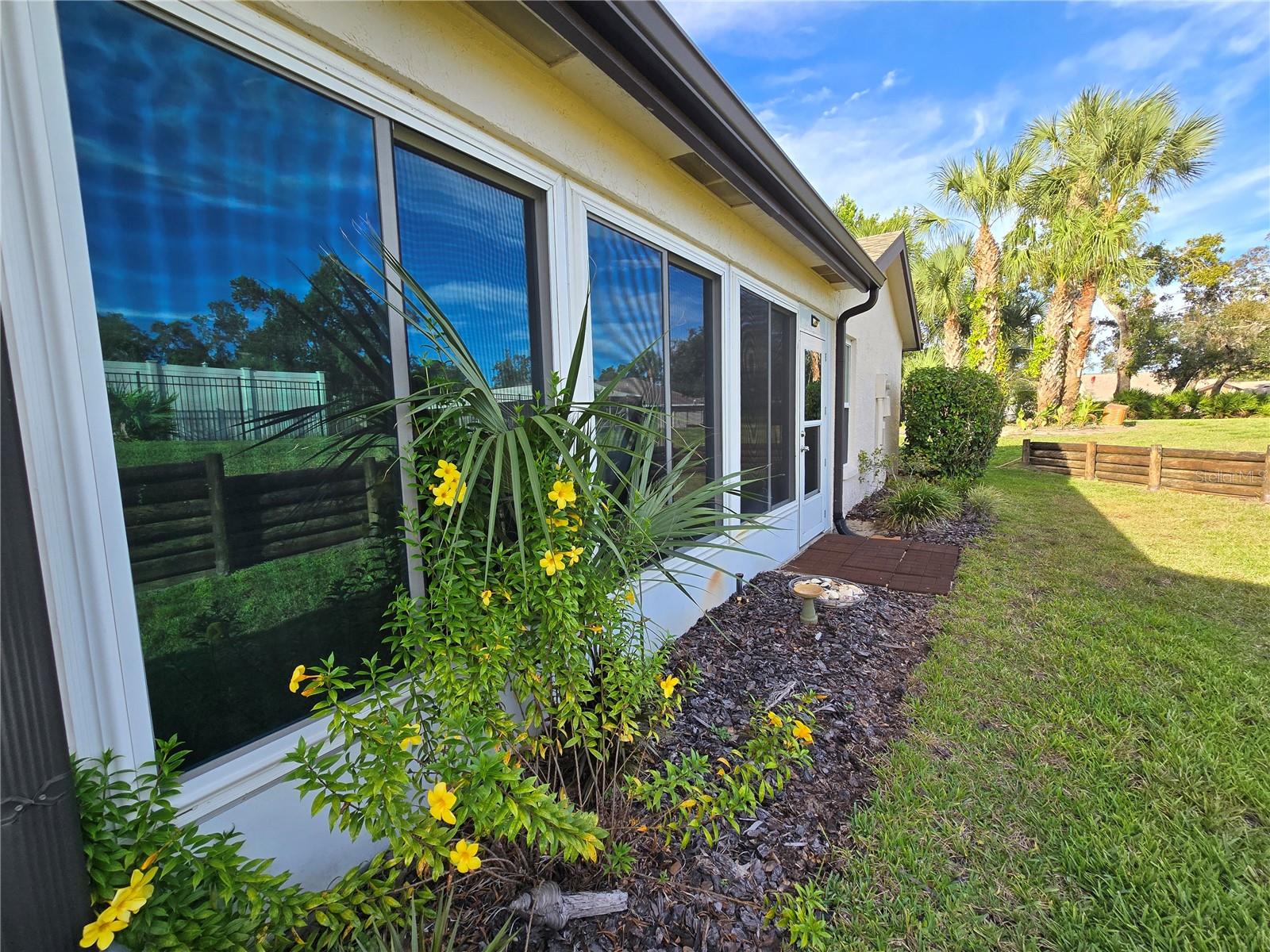 REAR EXTERIOR OF HOME