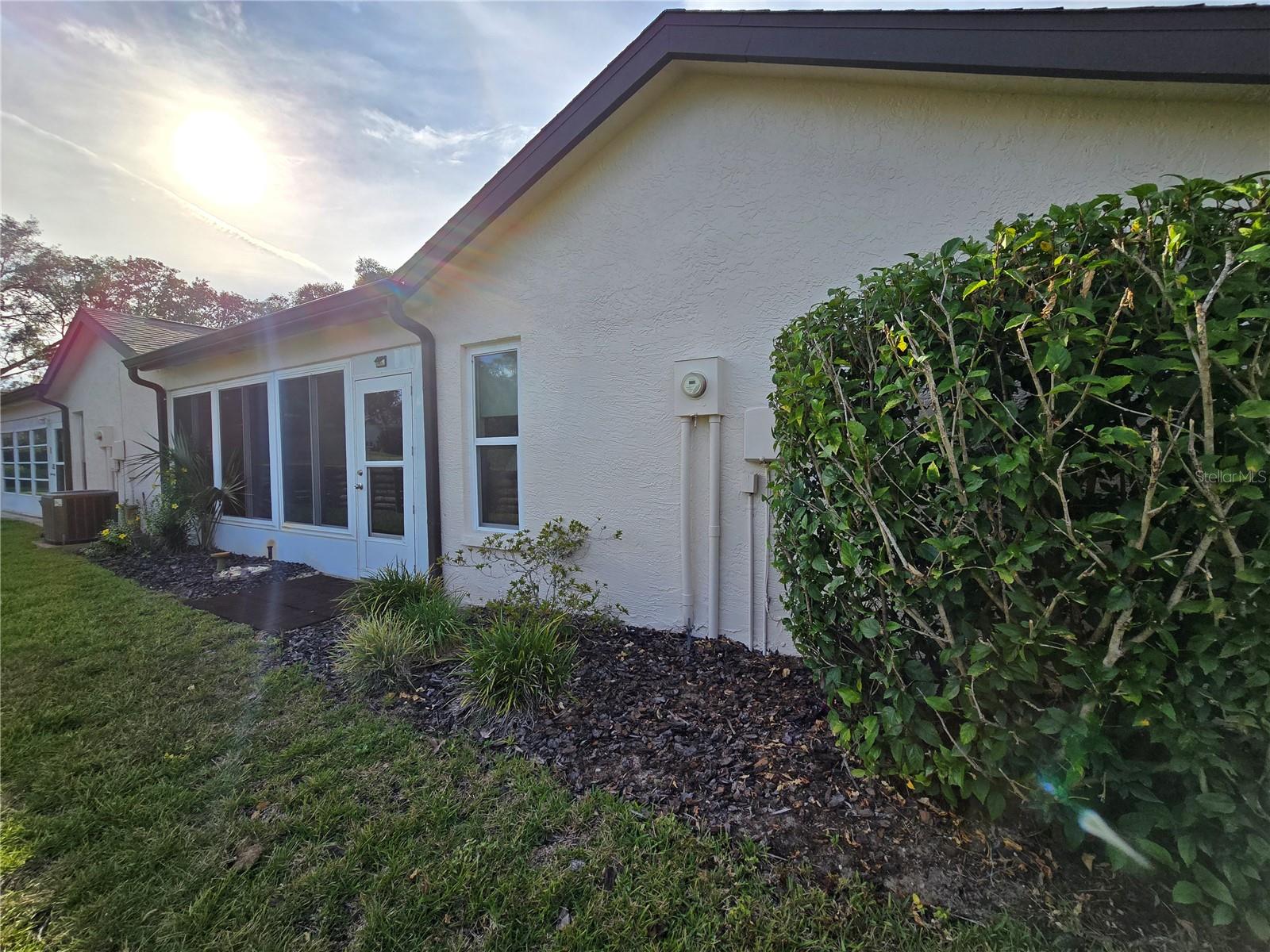 REAR EXTERIOR OF HOME
