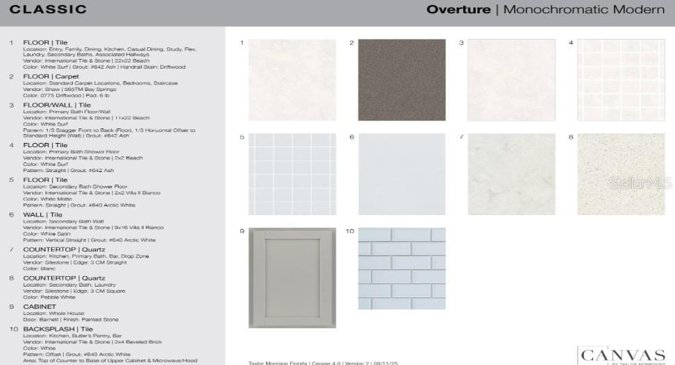 Design Selections