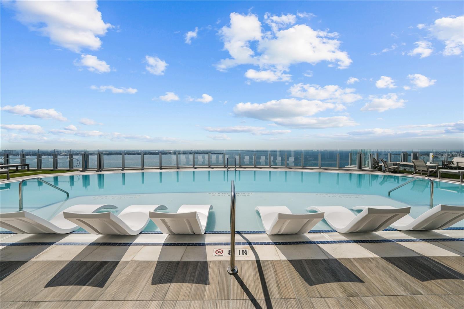 Rooftop pool