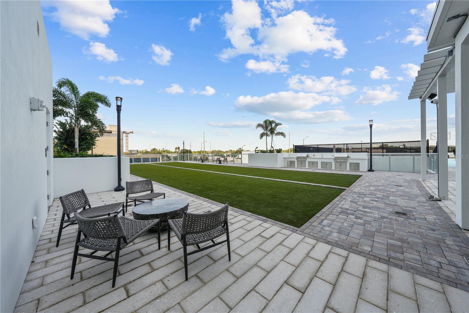 4th floor amenity deck - bocce courts