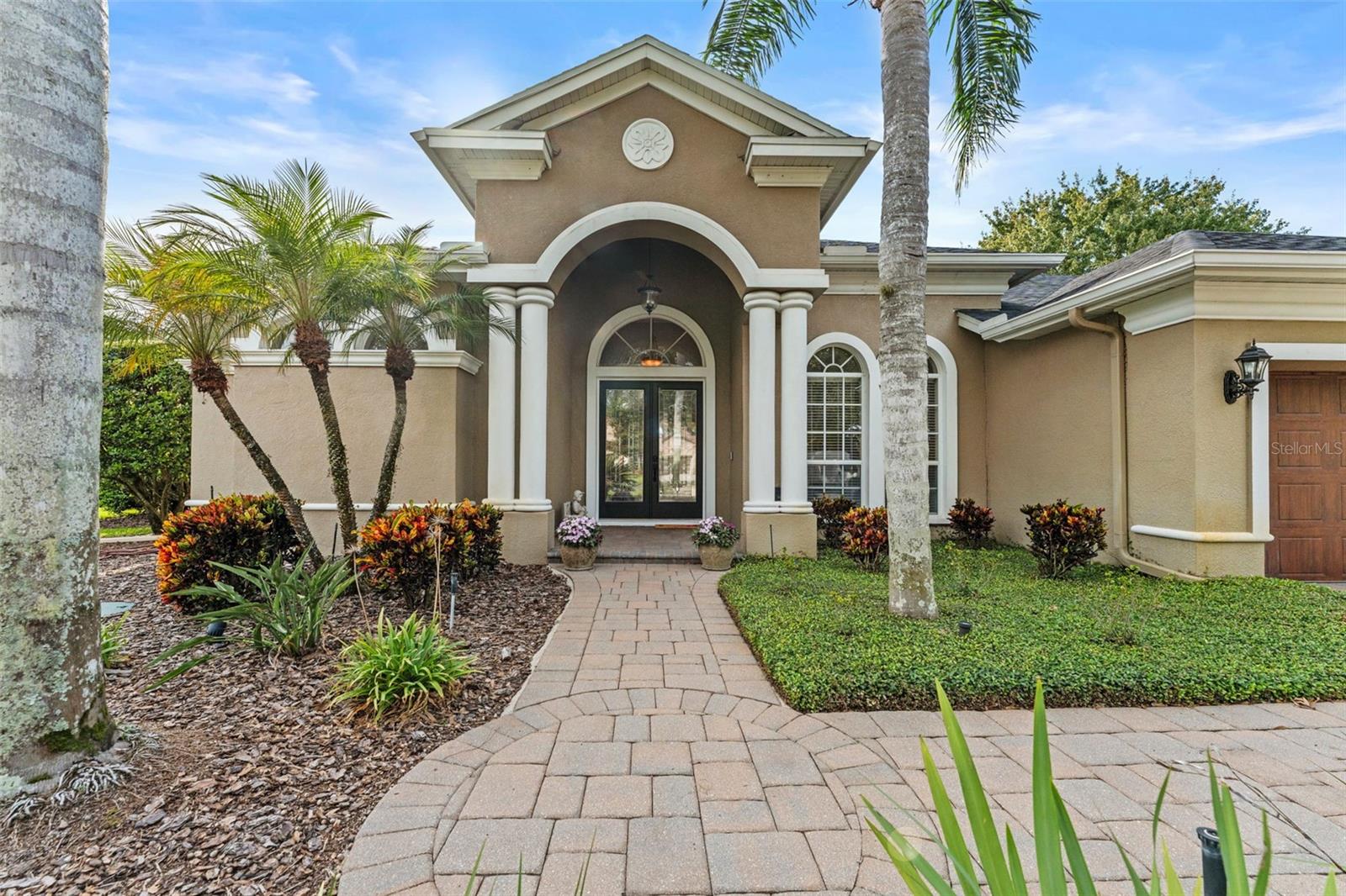 Beautiful Landscaped Entryway