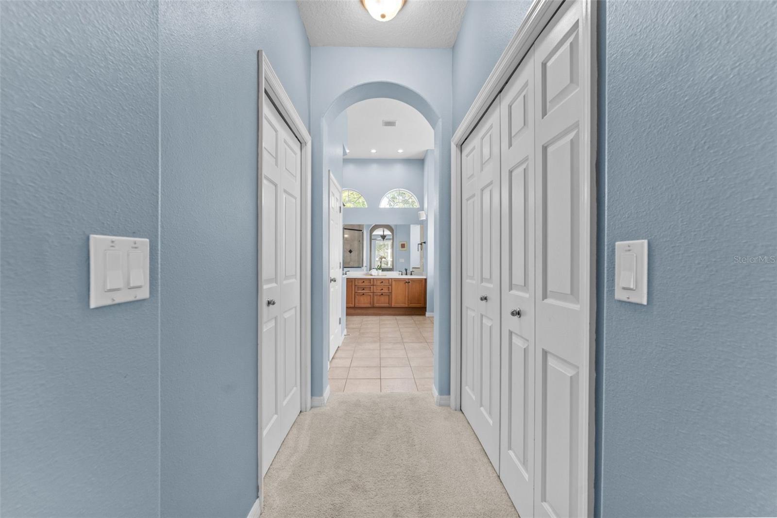 Dual Closets for Plenty of Storage