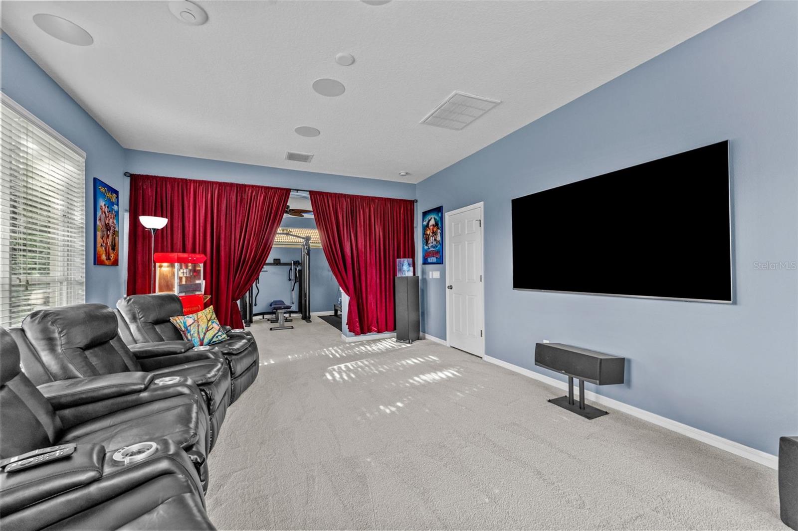 Separate Movie Theater Room-Currently Used as Exercise Room