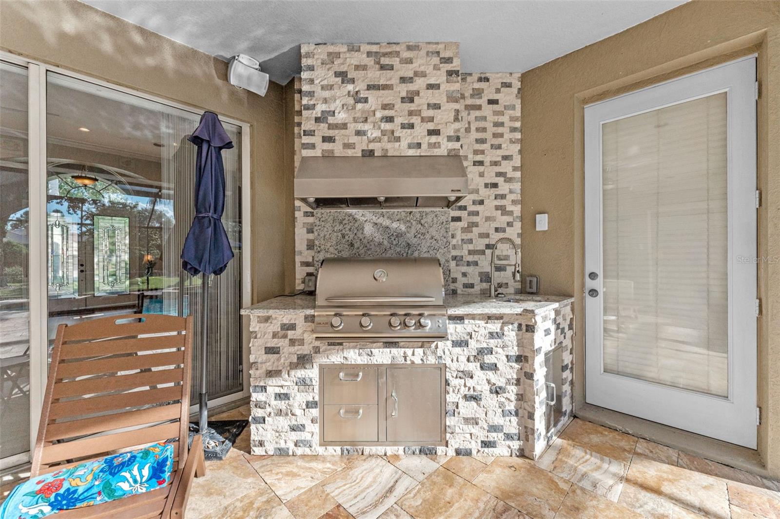 Check Out the Outdoor Kitchen-Imagine the Parties you will host
