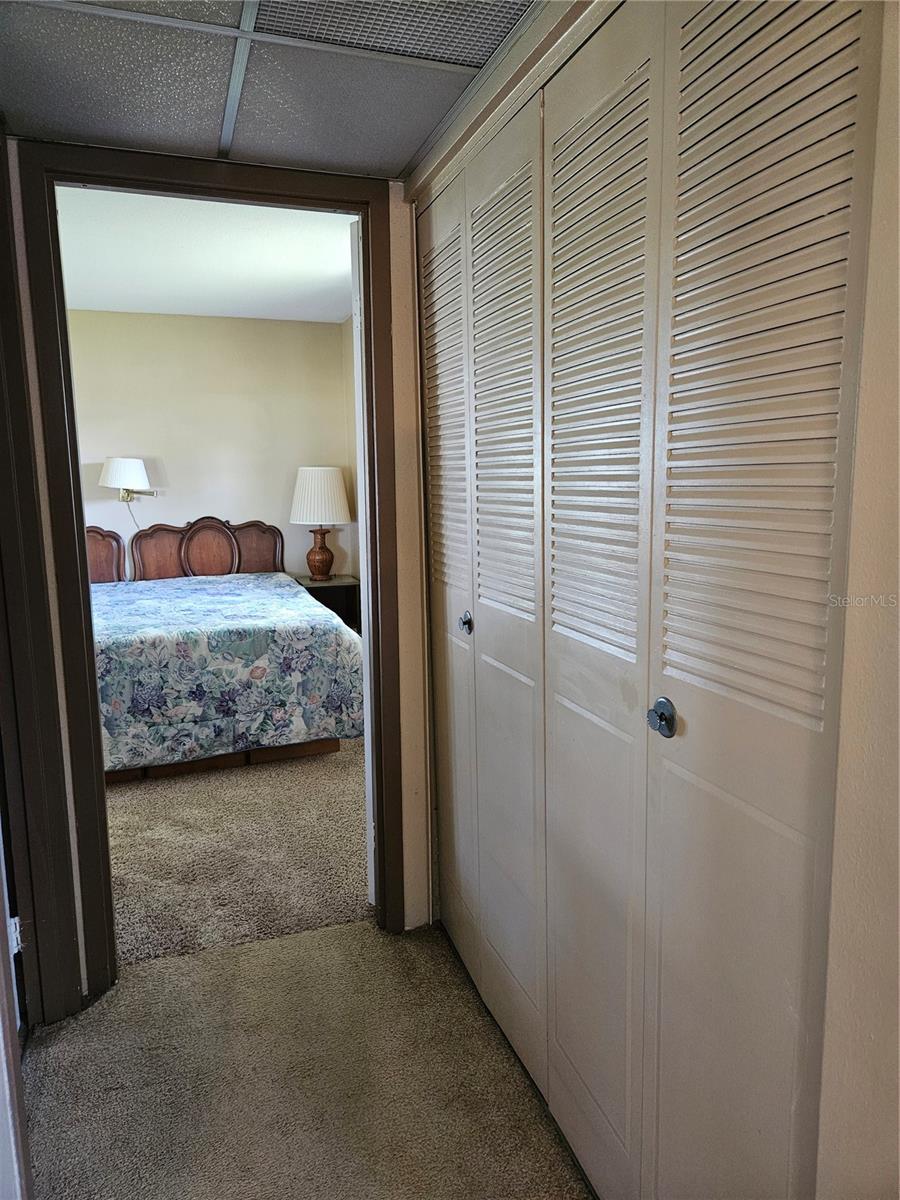 Hall closet