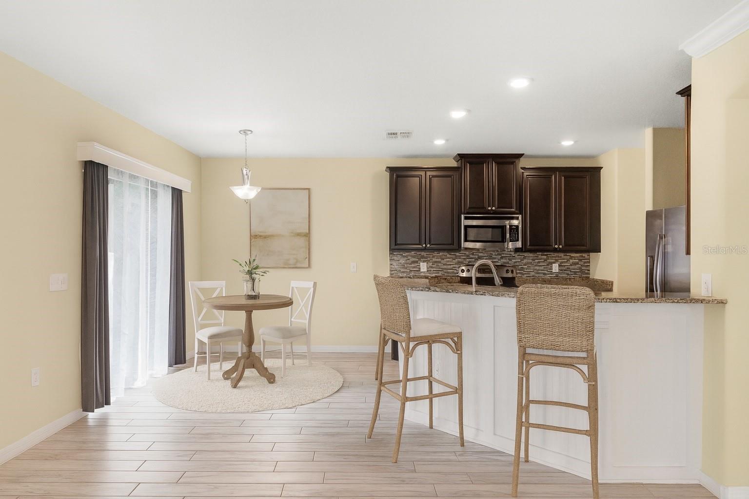 Virtual Staging. Eat-in kitchen