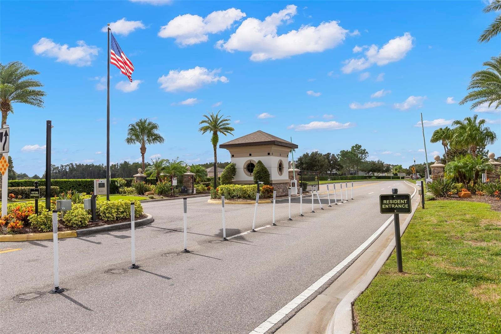Gated entrance