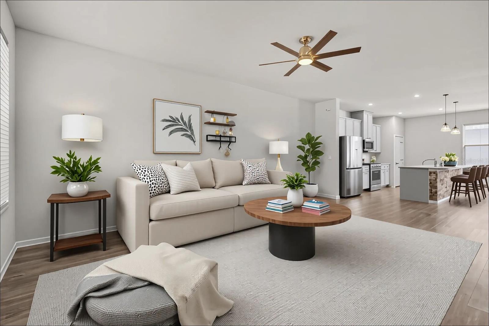 Living Room - Virtually Staged