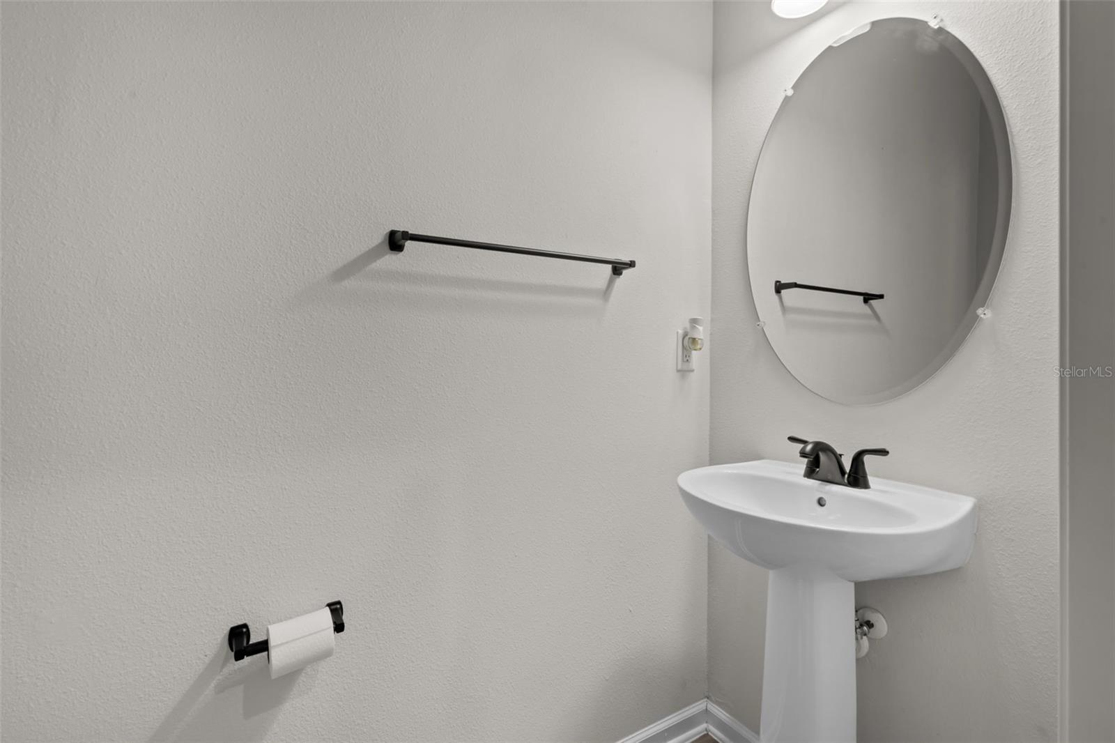 Downstairs half bath