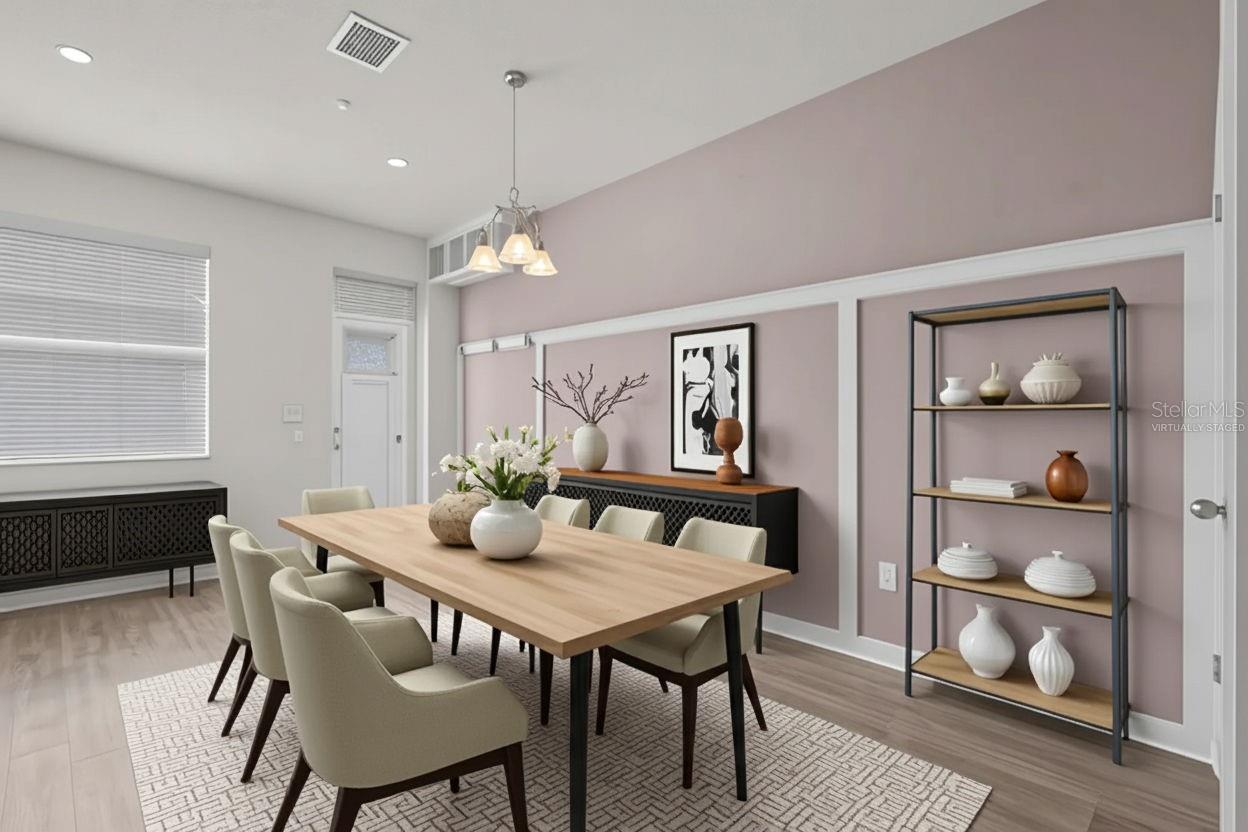 Dining Room adjacent to kitchen - virtually staged,