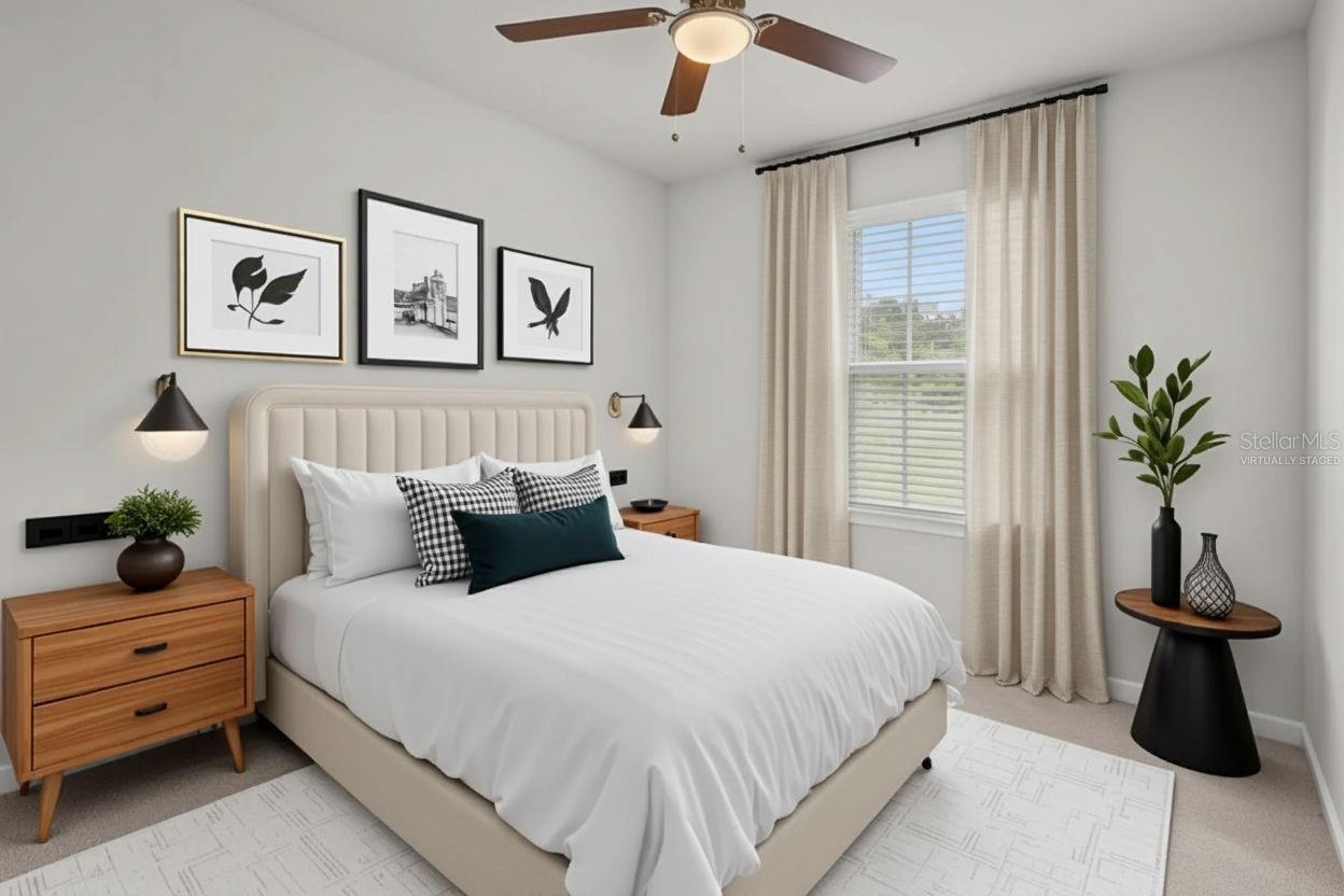 Bedroom 2 - virtually staged