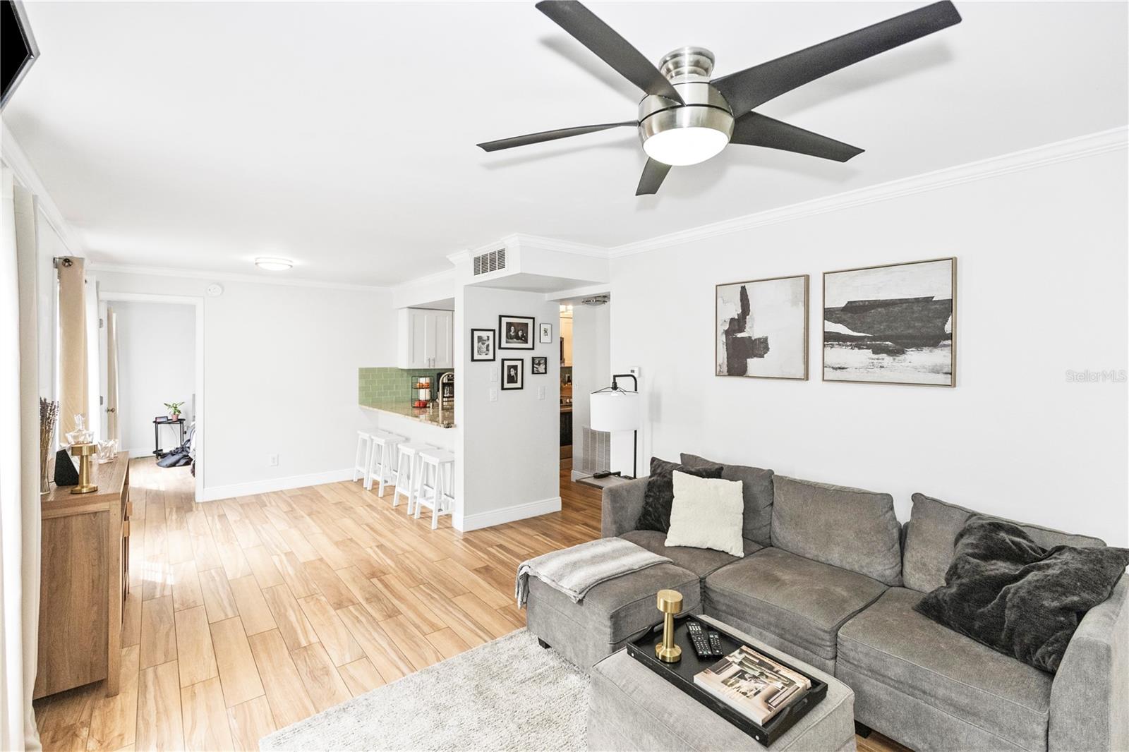 Family Room and Kitchen Combo