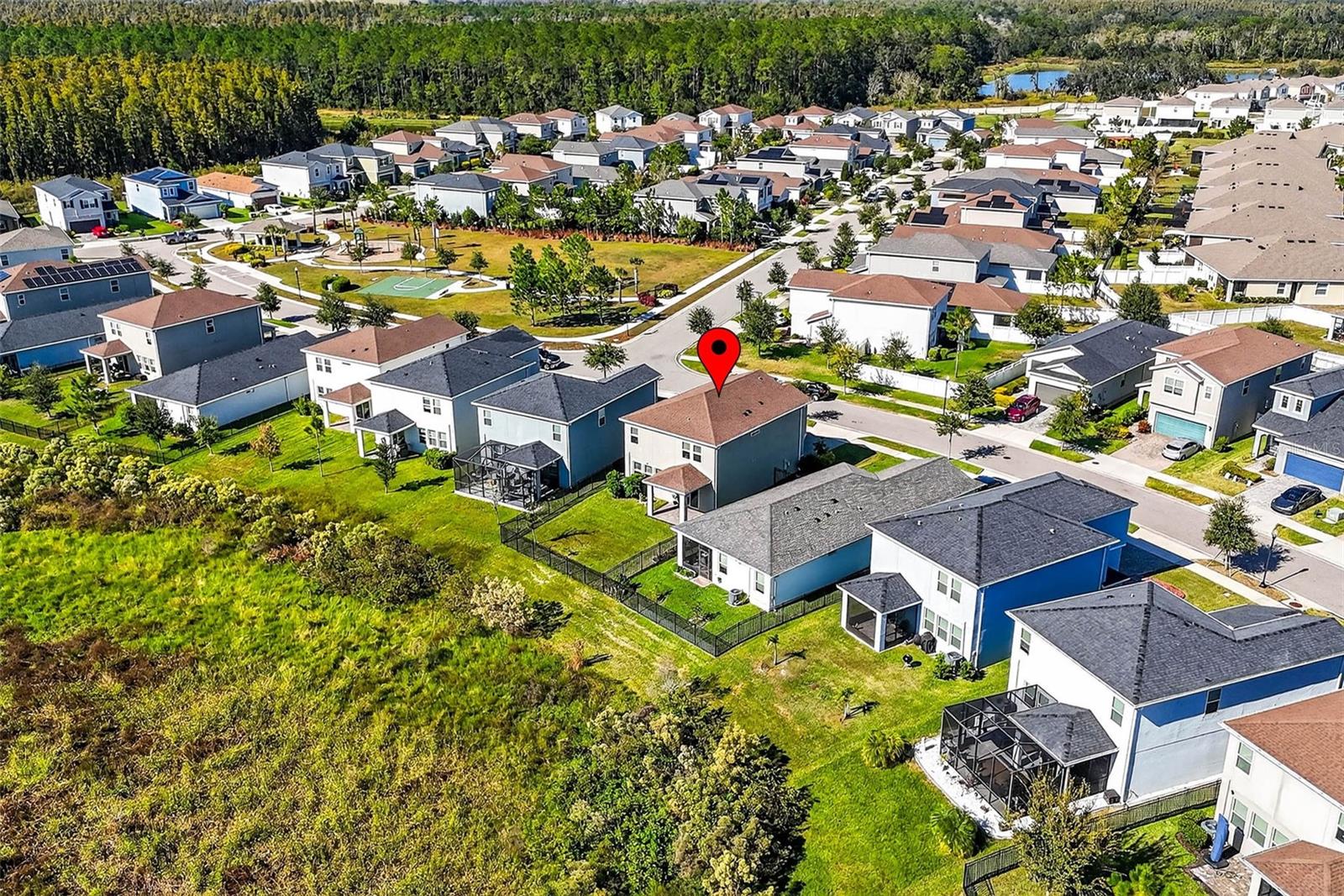 Conservation views from your backyard & so close to the neighborhood park!