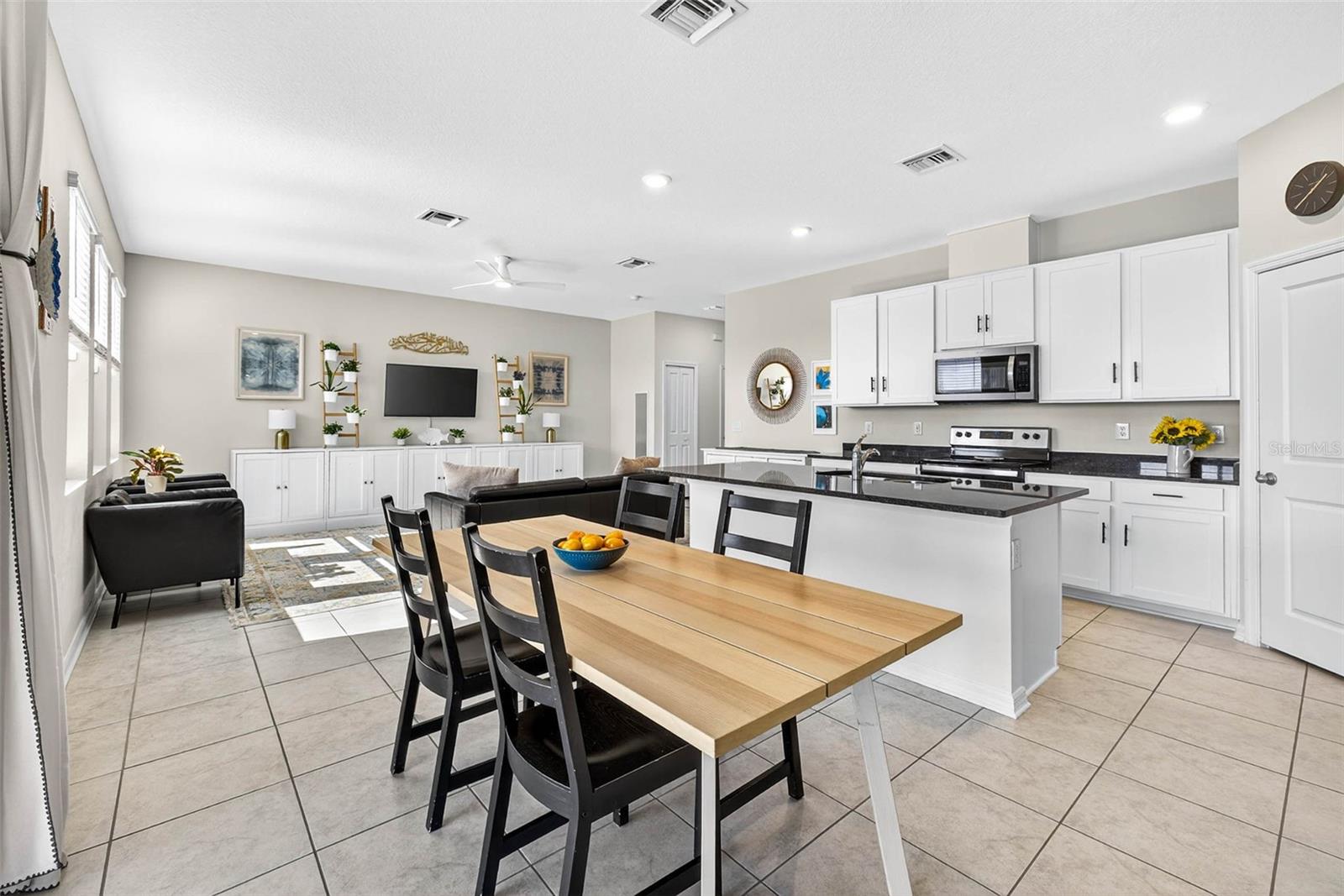 Wide and open first floor.