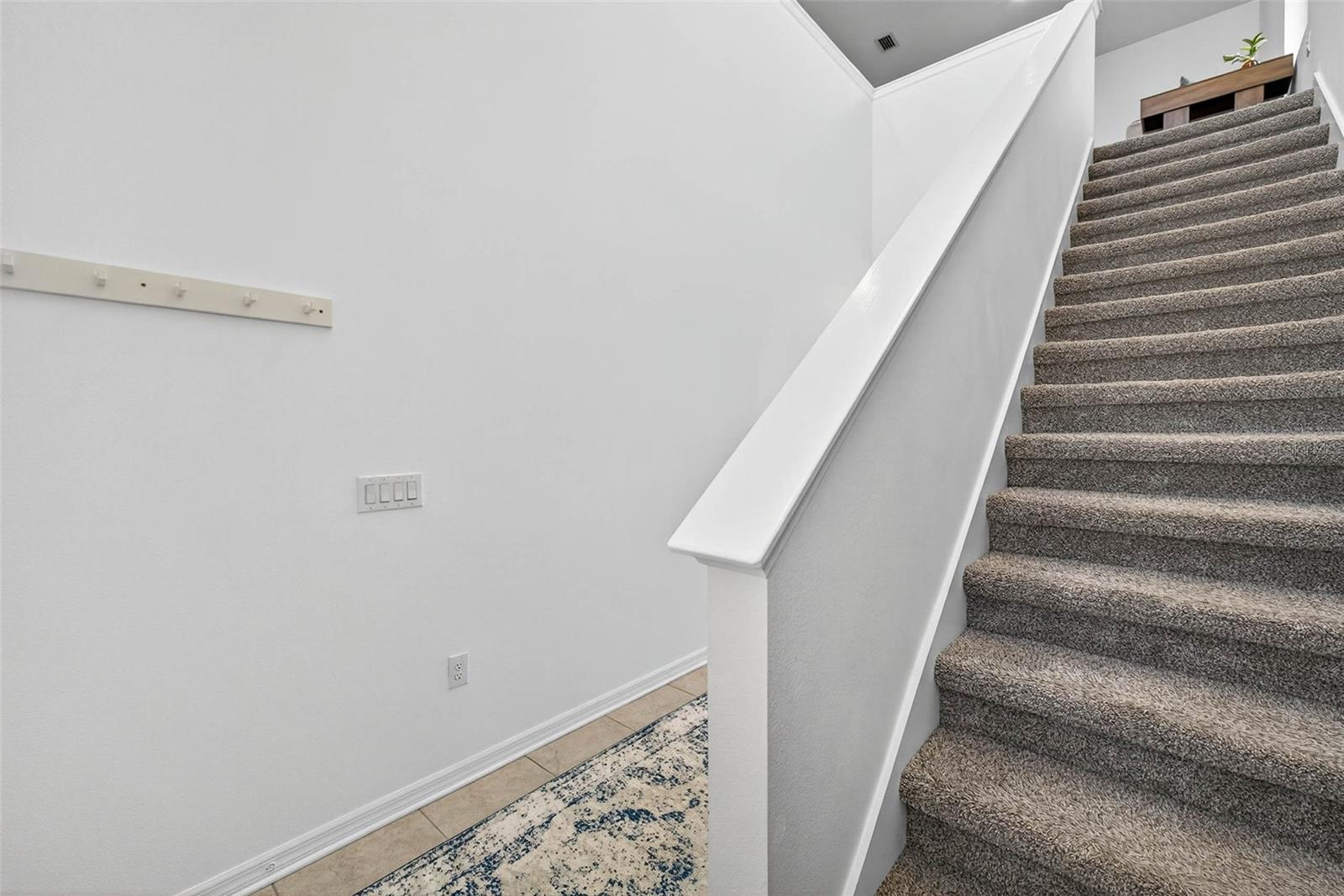 Let's venture upstairs - -