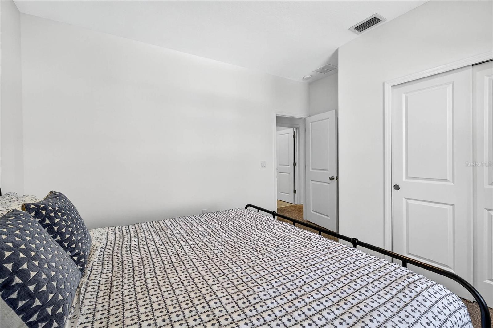 Bedroom 3 with standard closet