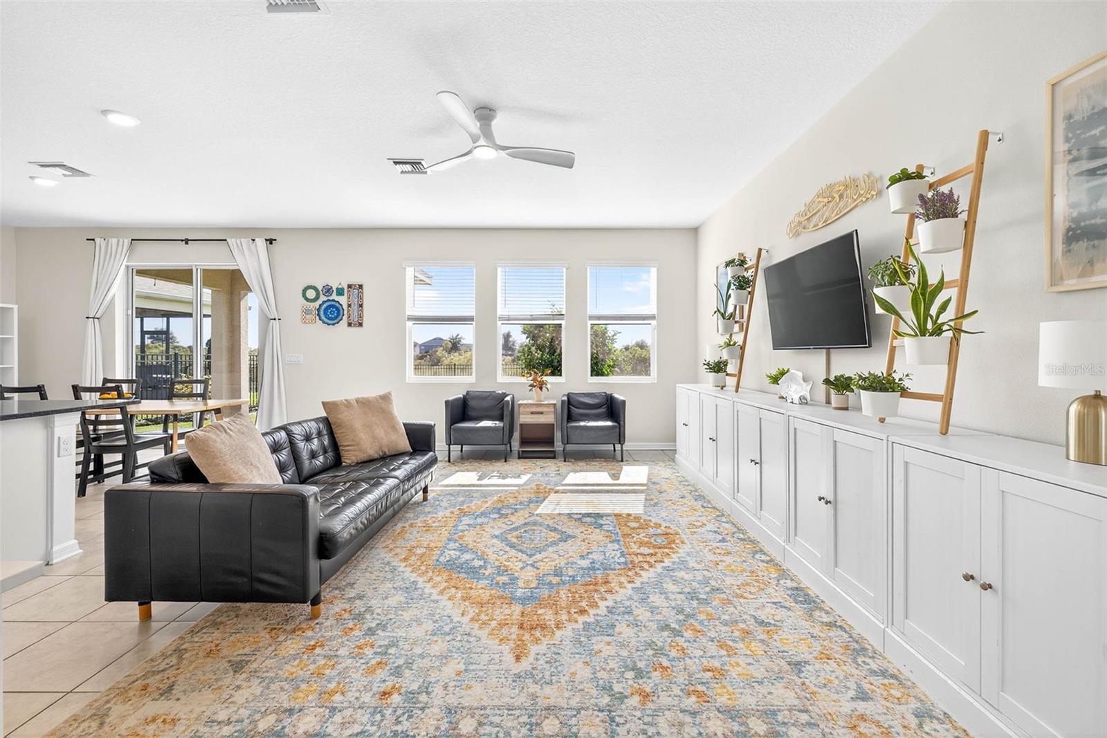 Great views from your LR to the conservation area & backyard.