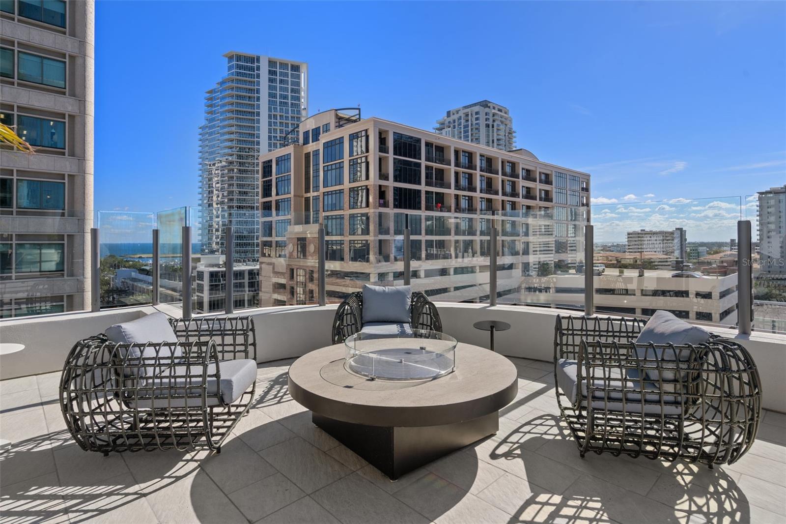 Fire Pit Conversation Area