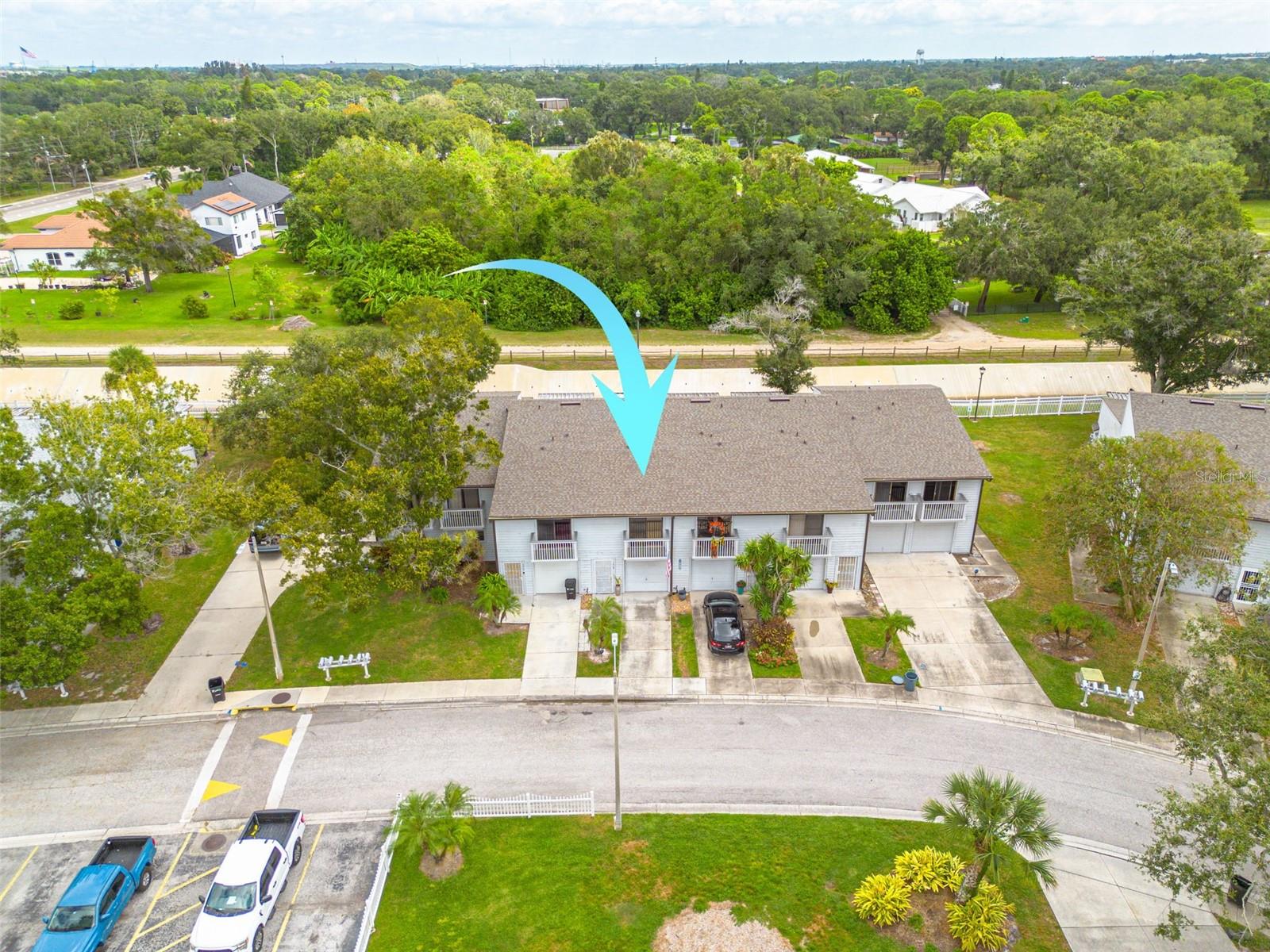 Aerial View of Location of Unit 3404
