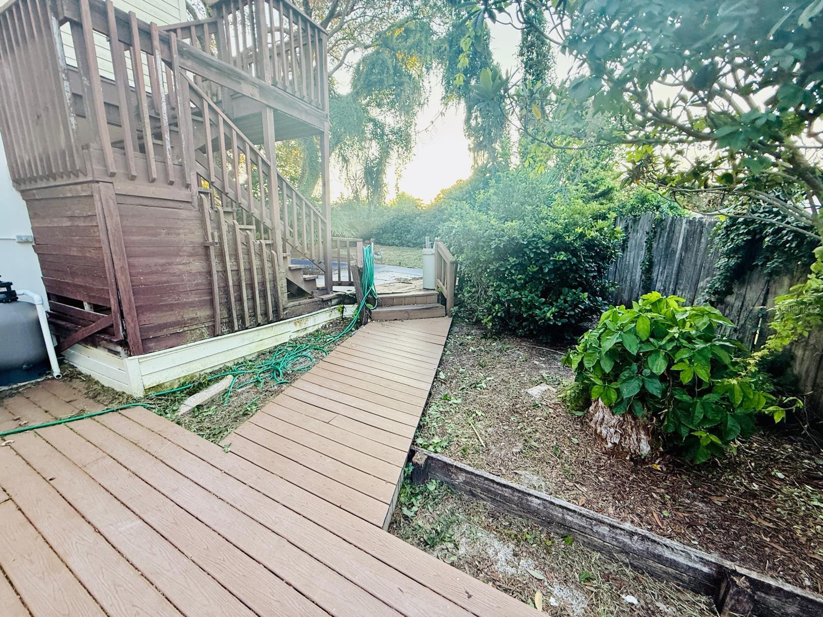 Walkway to yard