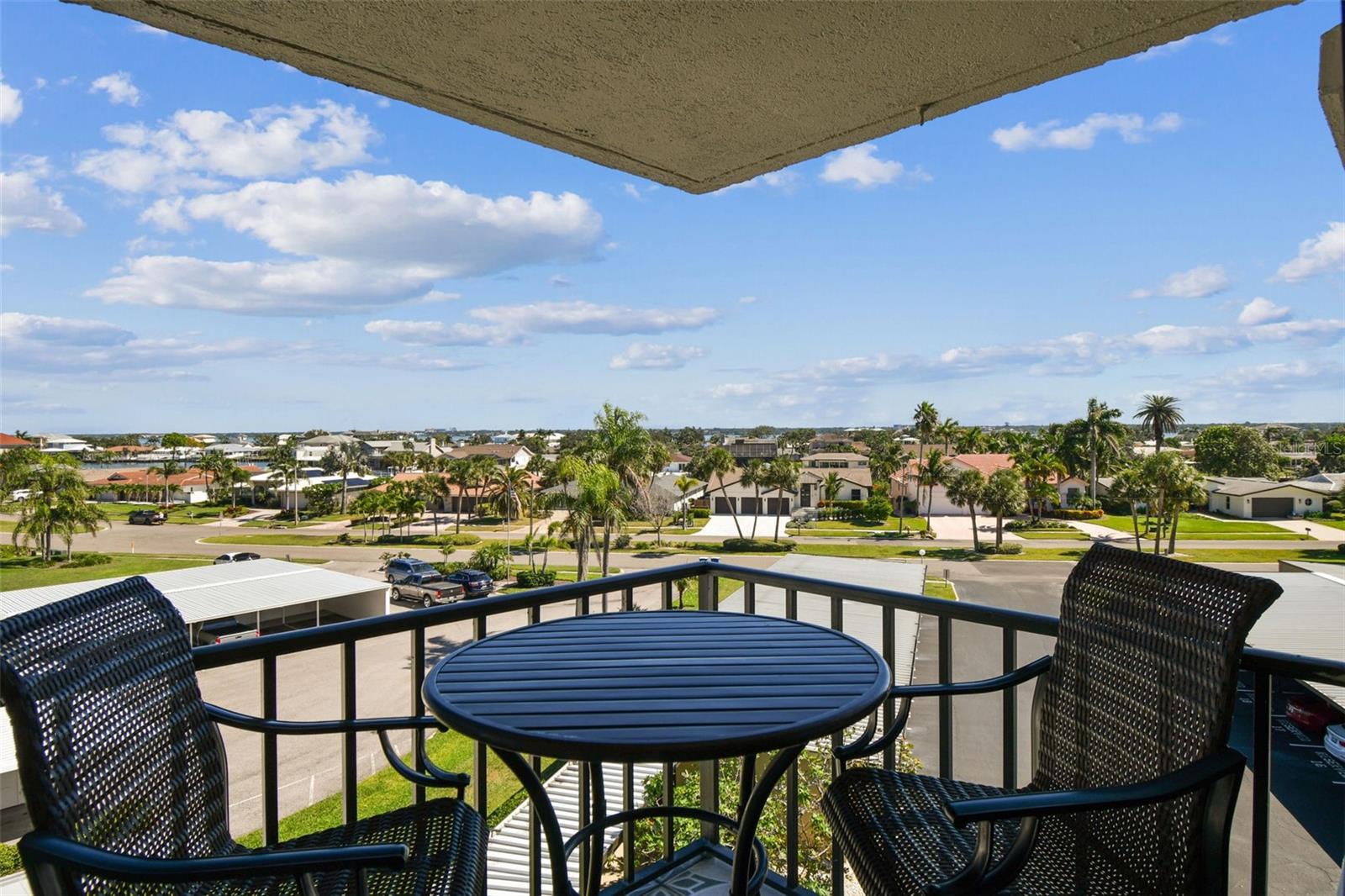 Balcony with a view!