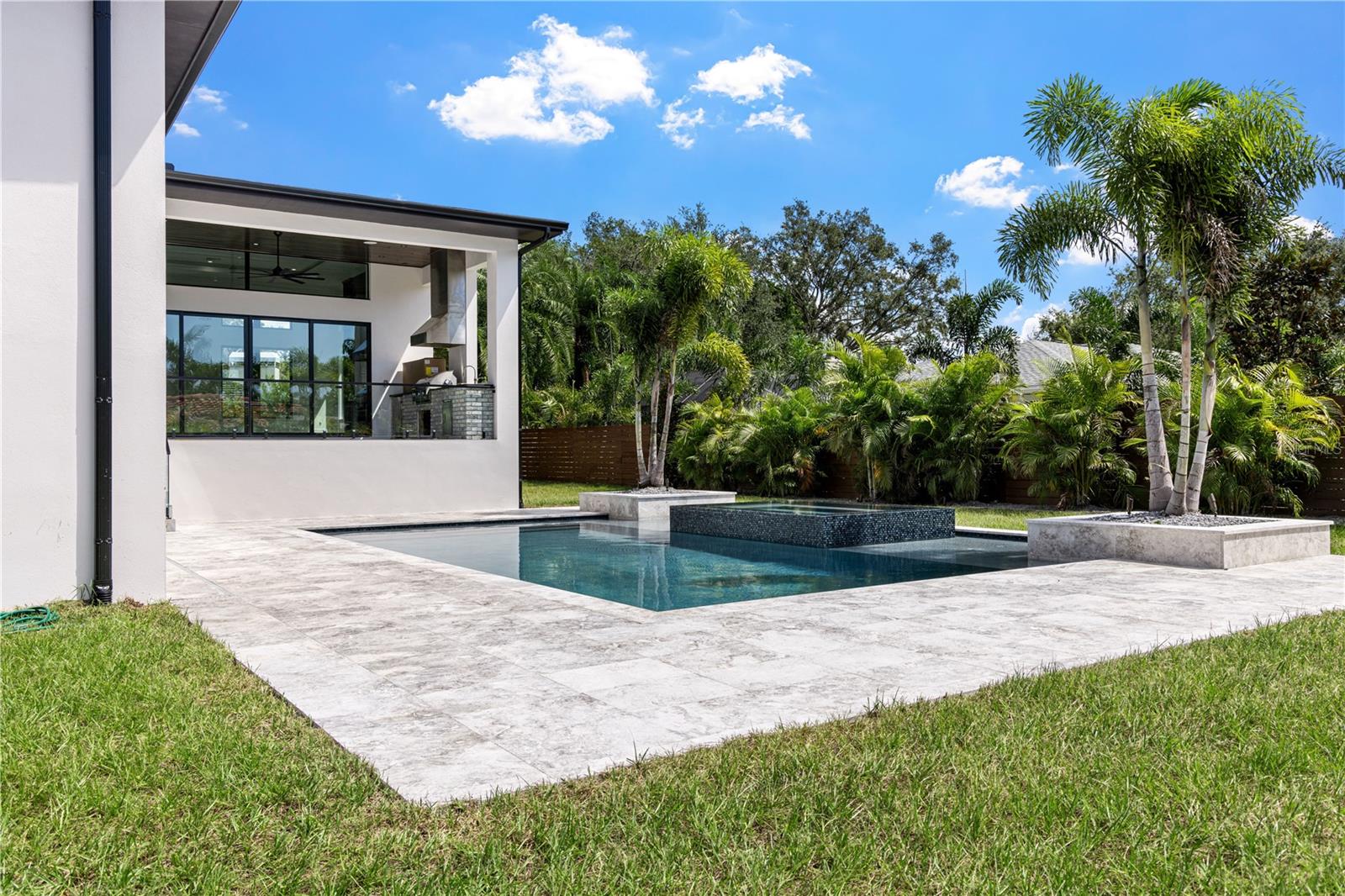 Pool and Outdoor Kitchen