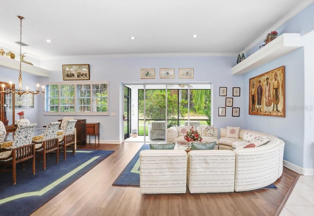 Entryway to Formal Living and Dining Room