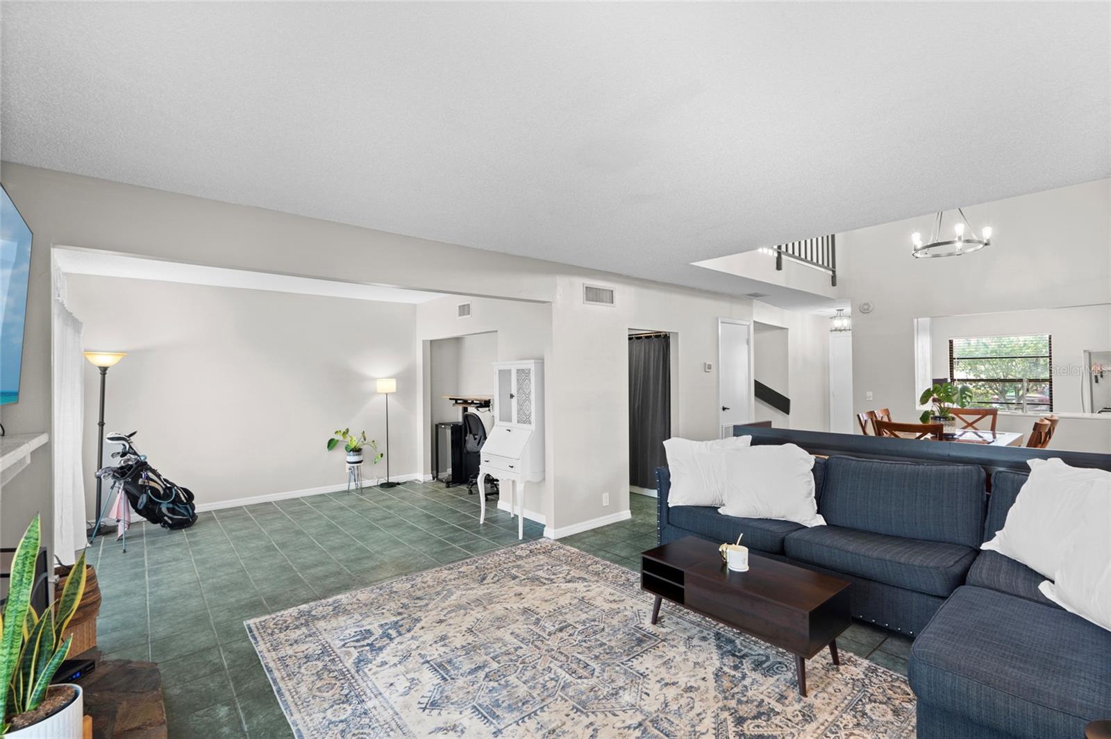 Living Room with view into "3rd Bedroom"