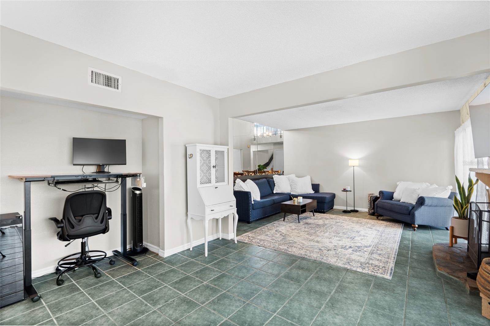 3rd Bedroom with view into Living Room