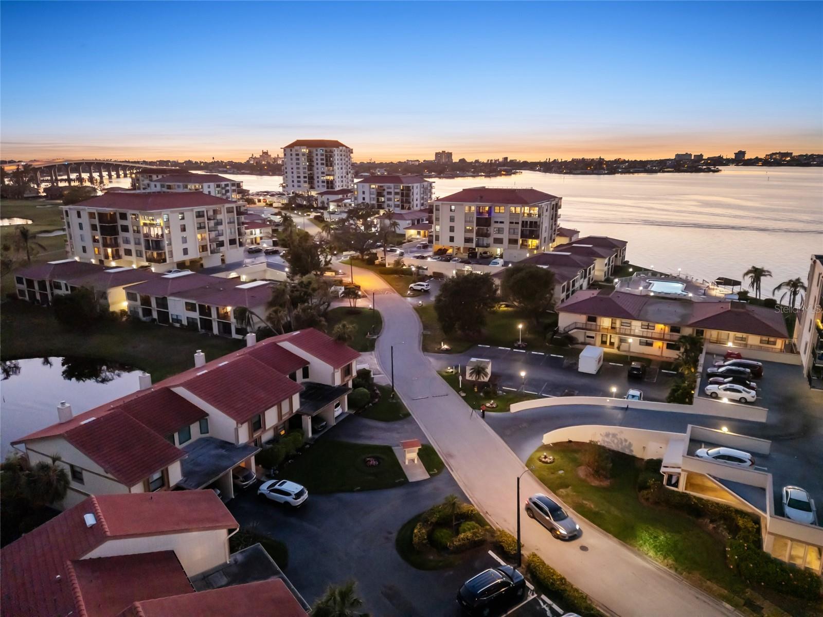 Sunset view of Community