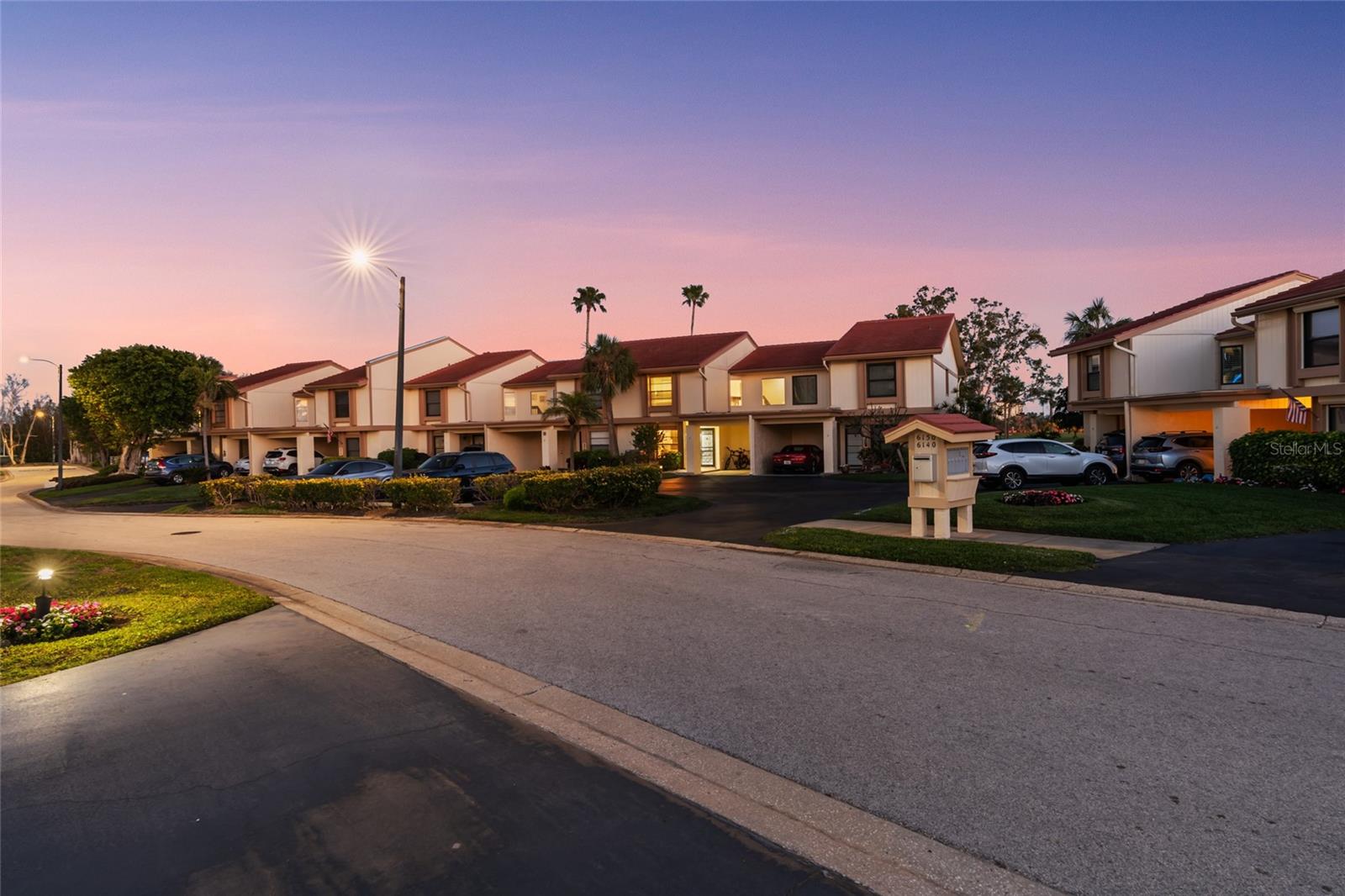 Sunset view of Community