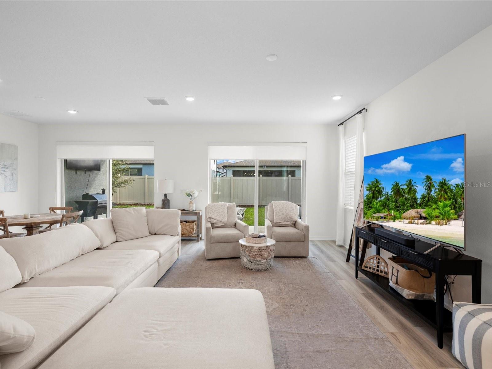 Beautiful open floor plan with plenty of space to entertain.