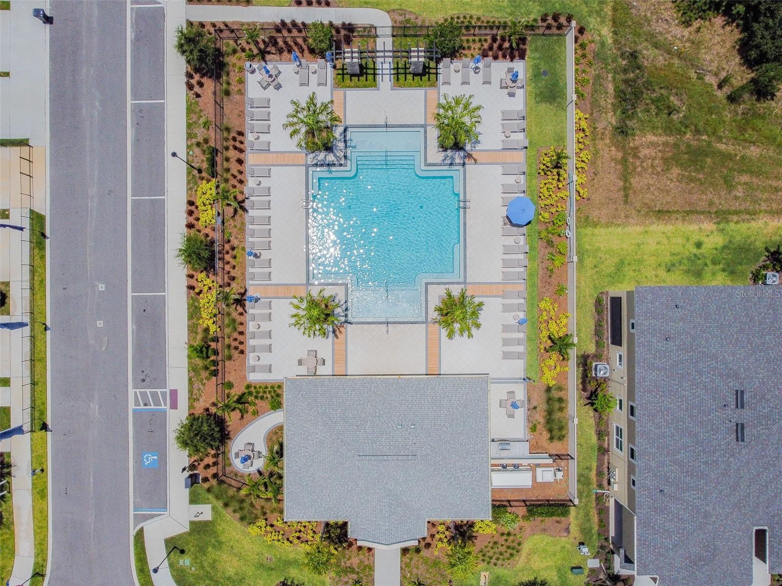 Resort-style community pool