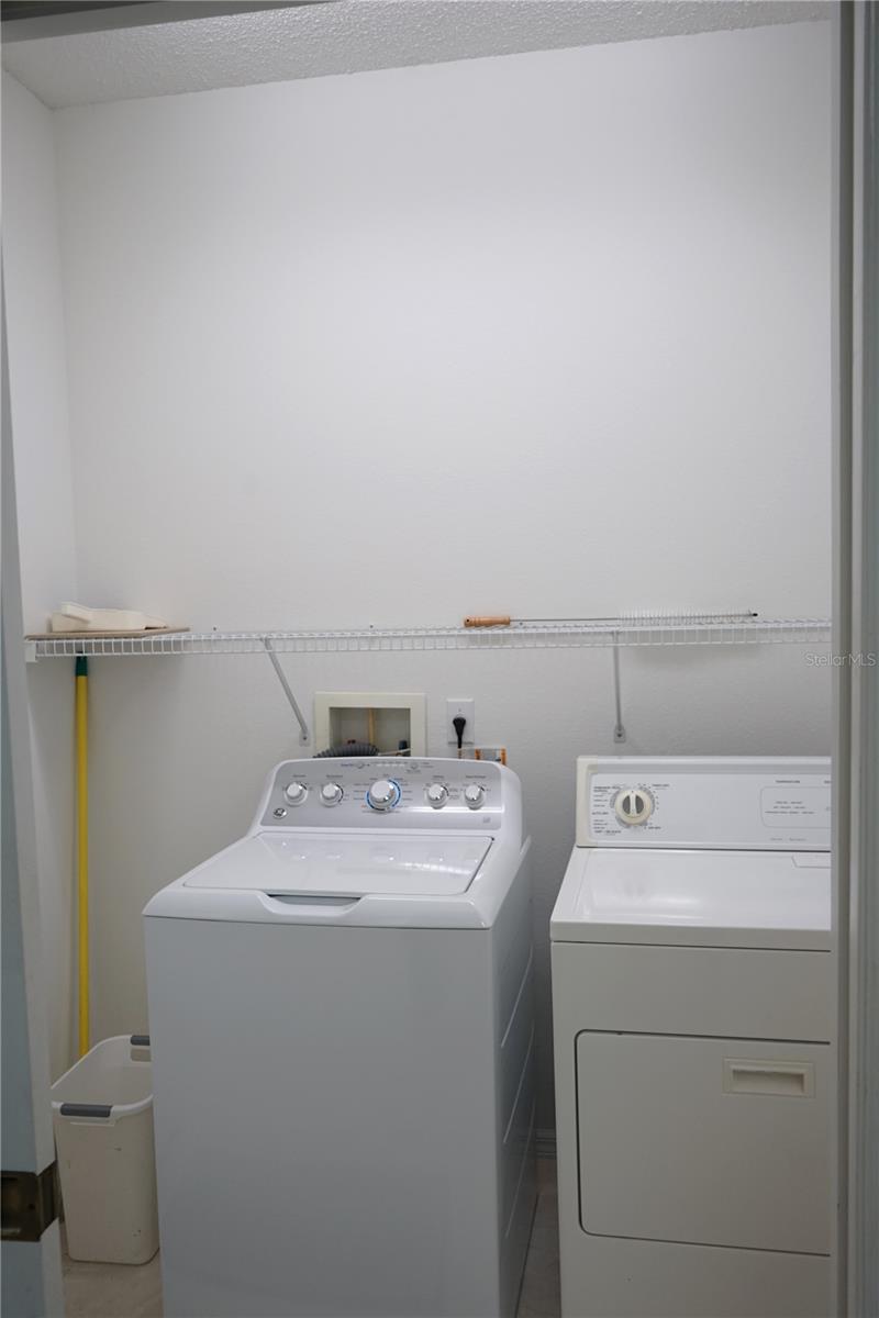 laundry room is next to the kitchen