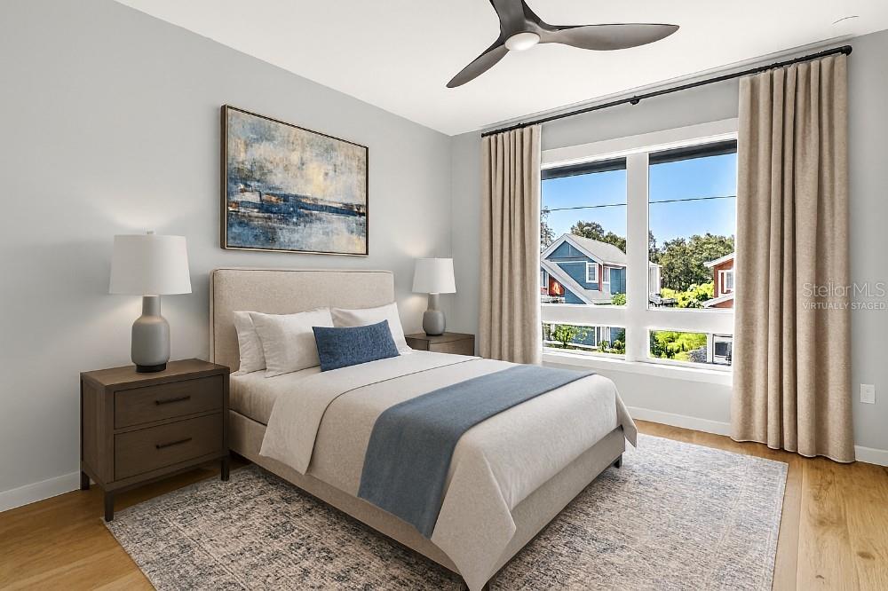 Virtually Staged Bedroom 2