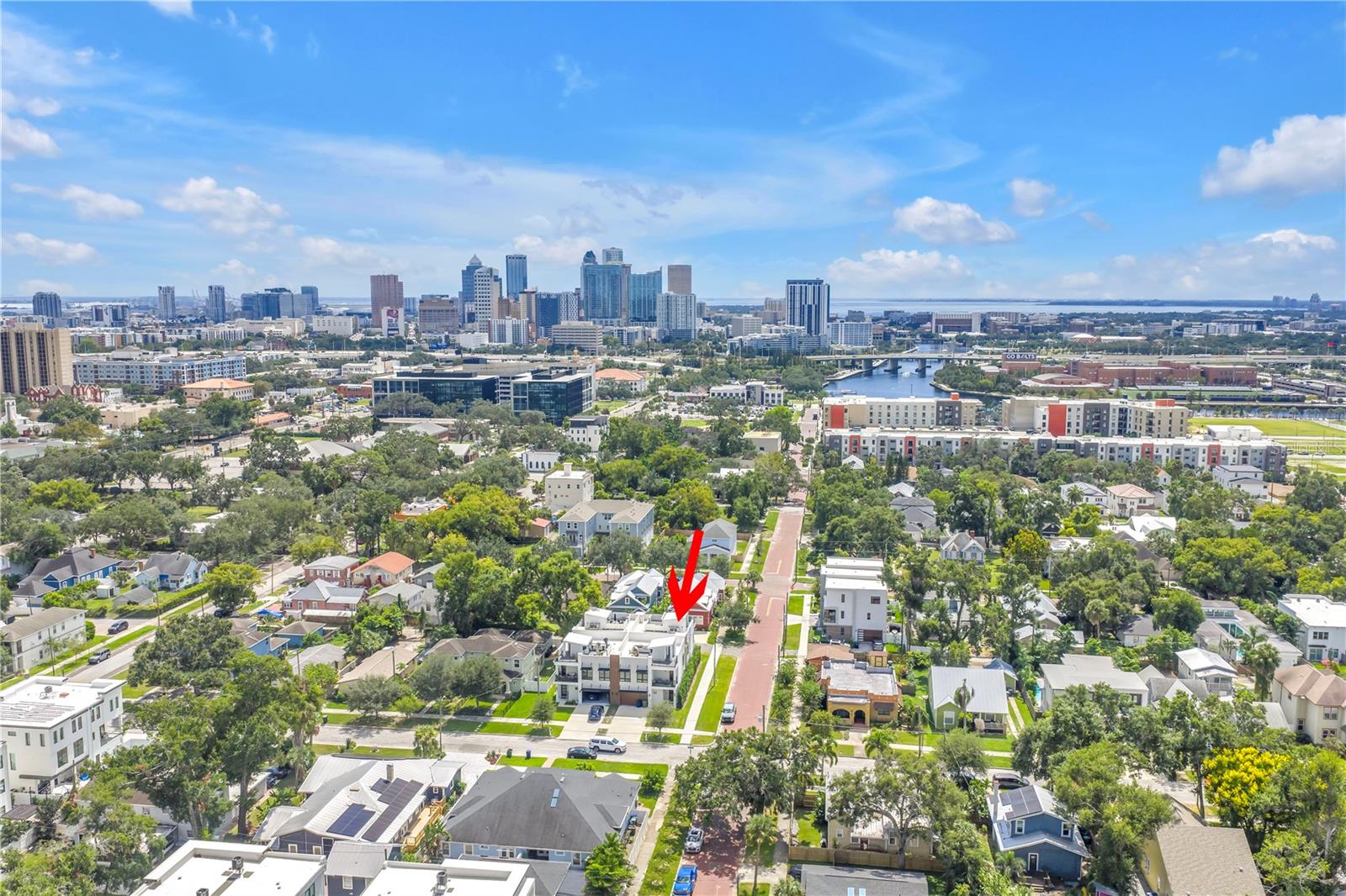 Hillsborough River to the South